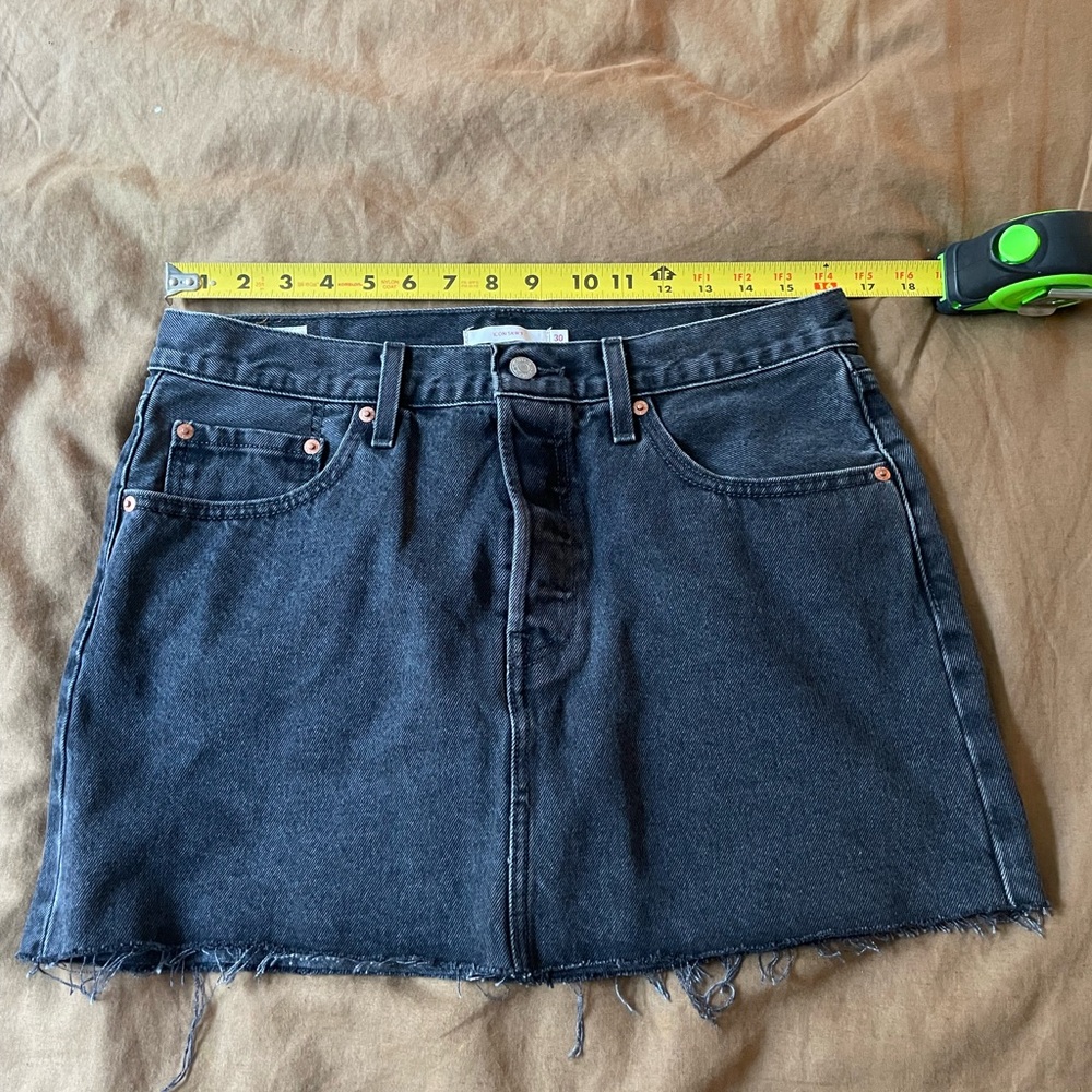 Levi's Dark Blue Denim Mini Skirt